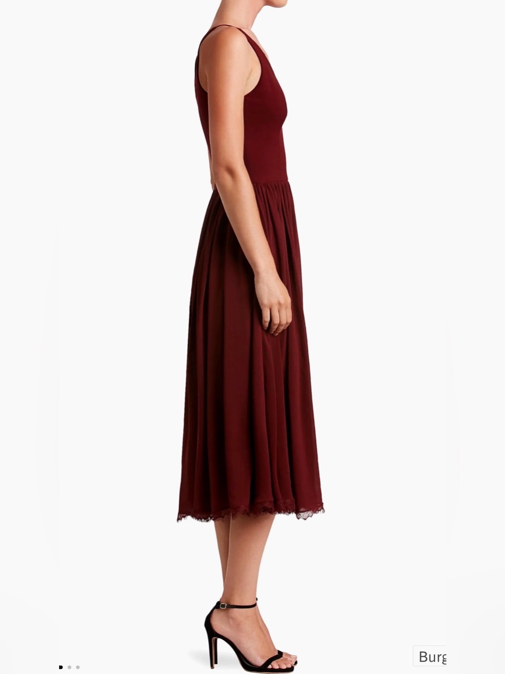 Dress The Population • Alicia Chiffon Fit & Flare Dress - Picture 2 of 16